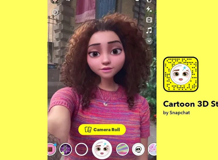 Snapchat の Cartoon 3D Style フィルターのおかげで、これは写真を漫画に変えるのに最適なアプリです。