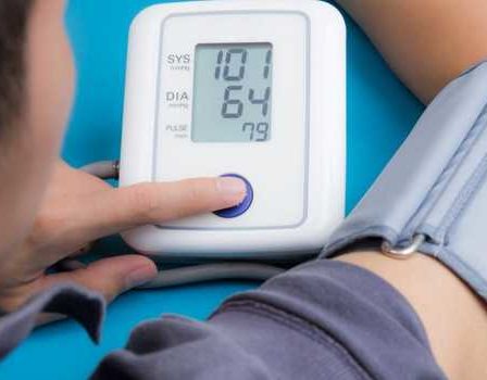 Aplikácia na meranie krvného tlaku.